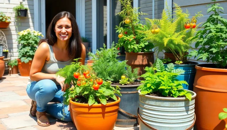 outdoor container gardening